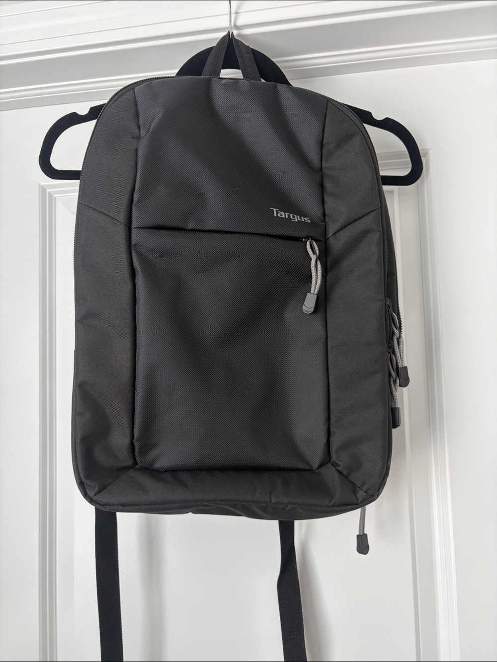 Targus Black Slim Laptop Backpack with Front Pocket